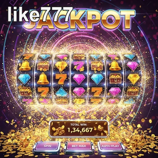 A lively live gaming session on a mobile device showcasing slot games - like777